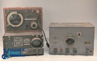 WWII British and US Army Wireless Parts, 3 untested parts of US Navy Department Bureau of Ships