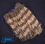 Maori Grass Skirt presented to British Lions 1930 Tourist: Somewhat fragile, detaching and
