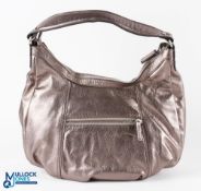 3 Designer Handbags - to include Boden Metallic Leather Shoulder Tote bag- looks unused G, period