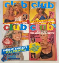 Club International glamour magazines - Volume 11 No 1, 12 Volume 13 No 2, 3 - some wear and tear (
