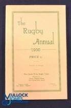 1930 New South Wales RU Annual: 96pp softback, absolutely packed with history, stats, reviews,