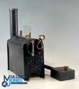 No. 501 Stuart Turner Babcock Live Steam Boiler Model, cast metal with burner size #9cm x 29cm x