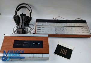 c1970 Bang & Olufsen Beomaster 1200, Bang & Olufsen cassette deck player 1101 plus a modern Sony