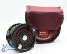 Penn USA International 25 alloy fly reel No C951036 3 1/2" wide multi ventilated spool with