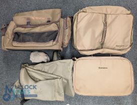 3 Fishing Tackle Bags, 2 Snowbee holdalls plus Wychwood shoulder bag with contents of a pair of