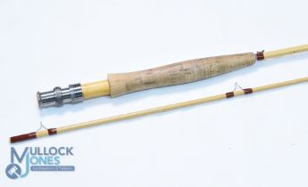 Shakespeare Purist solid glass trout fly rod 1775-270, 2.7m 2pc line 6/7#, alloy uplocking reel seat