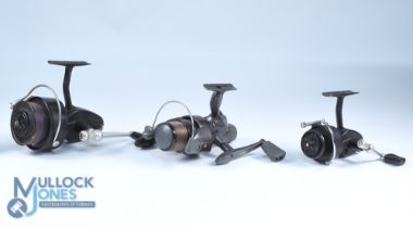 Mitchell 306 fixed spool reel, LHW, good bail, runs well, light use; Mitchell 308 fixed spool
