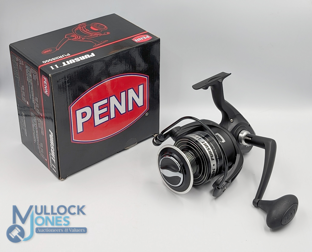 Penn USA "Pursuit II" No PUR 11 8000 large fixed spool reel, very good bail, spool tensioner,