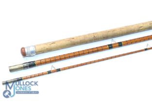Olivers of Knebworth hollow glass match/float rod 13ft 3pc 22" handle with alloy sliding reel