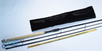 Maver Match Bagging Float/Feeder carbon rod 12ft 2pc with spare variable tip, 22" handle with down