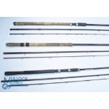 Milbro Carbo-Glass FSI match float rod 13" 3pc 22" handle, sliding reel fittings, stand off rings,