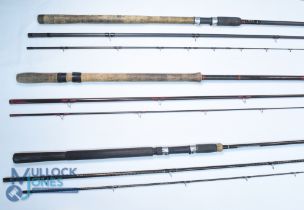 Milbro Carbo-Glass FSI match float rod 13" 3pc 22" handle, sliding reel fittings, stand off rings,