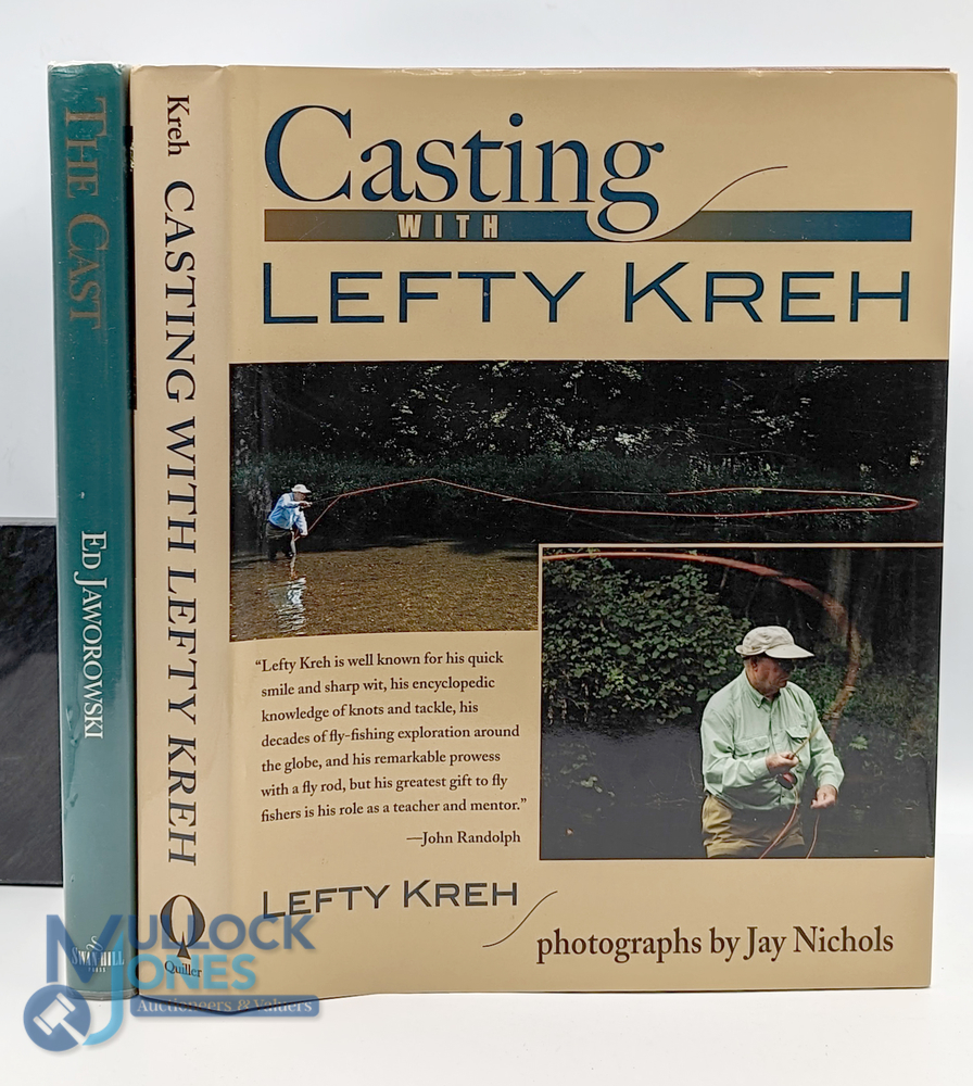 2 Casting Fishing Books Casting with Lefty Kreh 2008, plus The Cast Ed Jaworowski 1994