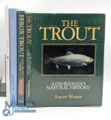 Trout Fishing Books, the Trout a Fisherman's Natural History Rupert Watson signed copy 1993, Finding
