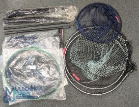 A selection of Masterline Landing Net Heads, most looking unused - some sealed with 2 landing net