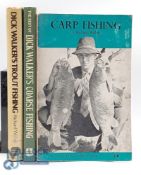 Richard Walker Fishing Books, a signed copy of Carp Fishing - an Angling Times paperback book, 1960,