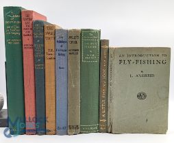 9 Period Fishing Books: Man's Introduction to Fly Fishing L Angreid P/B, A Little Fishing Book