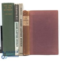 4 Period Fishing Books, to include African Angler's Argosy J H Yates 1956 x2, one with D/j. I Go