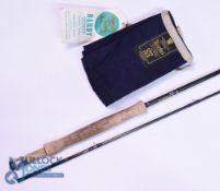 Hardy "Favourite" graphite trout fly rod 9ft 6" 2pc, line 7/8#, uplocking reel seat, lined butt