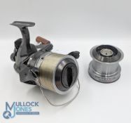 Daiwa 5000 Infinity X fixed spool reel and spare spool - with folding handle, BR clutch system, made