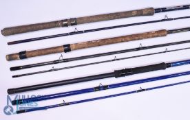 DAM Mega Match hollow glass rod No 2398-392, 13ft 3pc composite handle with alloy sliding