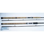 BFTC Oakley Redditch "The Golden Lion" carbon salmon spinning rod 11ft 6" 2pc 26" handle with