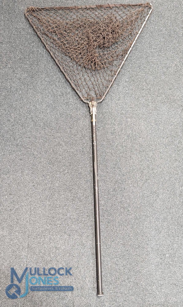 Hardy Bros Folding Landing Net, aluminium framed with original net #142cm long