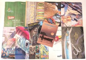 Qty of Fishing Lure Tackle Catalogues, most are by Harris Angling Company 1980-2000, with a good