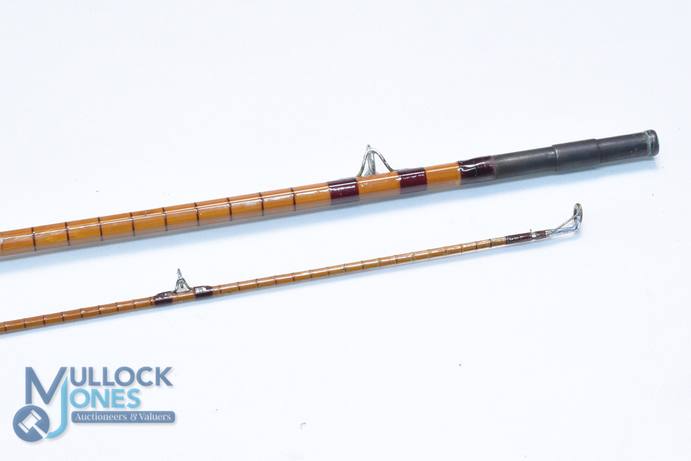 B James & Son England, The Richard Walker Mk IV split cane rod 10ft 2pc, 28" onion handle with alloy - Image 2 of 2