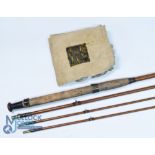 Hardy The Alnwick Greenheart Rod, 10'6", with factory spare tip, 3 piece fly rod, No. G23444,