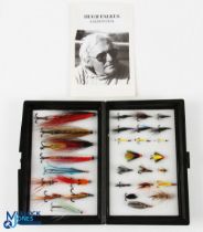 A very interesting and scarce salmon fly selection Commissioned Hugh Falcus from his Life on the