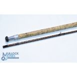 Bruce & Walker S/U Mk IV G hollow glass carp rod 10ft 2pc 31" handle with alloy sliding reel