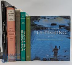 5 Fly Tying & fly Fishing Books: Trout Fly Recognition John Goddard 1983 reprint, The Flyfishers
