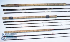 Shakespeare Victory X Kevlar carbon match 1836-390 rod 13ft 3pc plus spare tip, action A20, 23"
