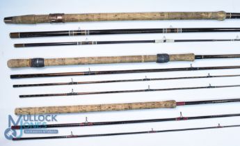 Shakespeare Victory X Kevlar carbon match 1836-390 rod 13ft 3pc plus spare tip, action A20, 23"