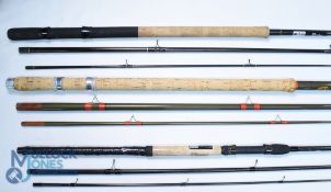 Hardy Alnwick Gordons hollow glass match rod 13ft 3pc, 25" handle with alloy sliding reel