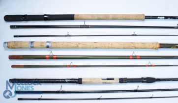 Hardy Alnwick Gordons hollow glass match rod 13ft 3pc, 25" handle with alloy sliding reel