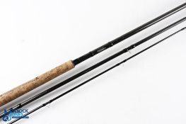 Vision Flywater 15' 3 piece graphite salmon fly rod, line rate #10/11, black whipped guides, over