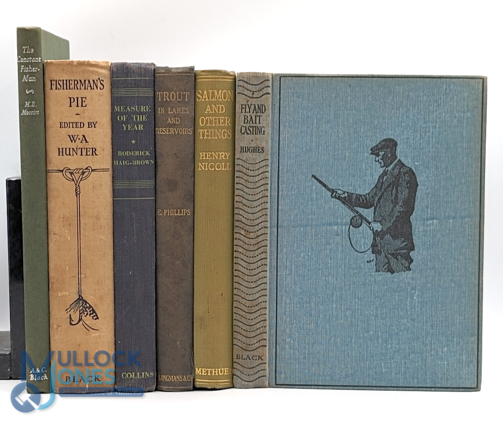 6 Period Fishing Books, to include Measure of The Year, Roderick Haig Brown 1950, The Principles and