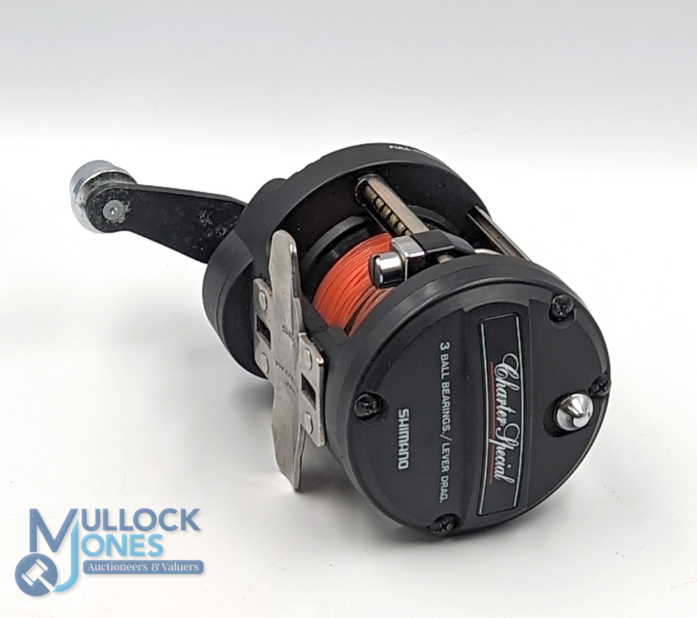 Shimano Charter Special TR 2000 lever drag multiplier, 'T' shape counter balance handle, on/off