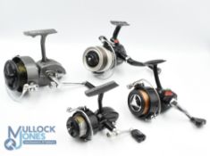 Fixed Spool Reels (4) featuring Noris Shakespeare 2126 reel made in Japan, a Shakespeare 2910