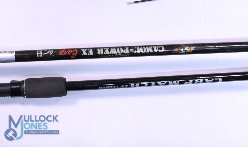 Leeda Carp Match Feeder carbon rod A9022, 12ft 3pc with (3 tips in tube), 23" handle with down - Image 2 of 3