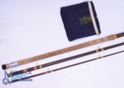 Hardy Alnwick "Match Maker" hollow glass course rod 13 ft 3pc 26" handle with alloy sliding reel