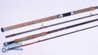 Edgar Sealey "The Glane" hollow glass spinning rod, 10ft 2pc, 282 handle, alloy sliding reel