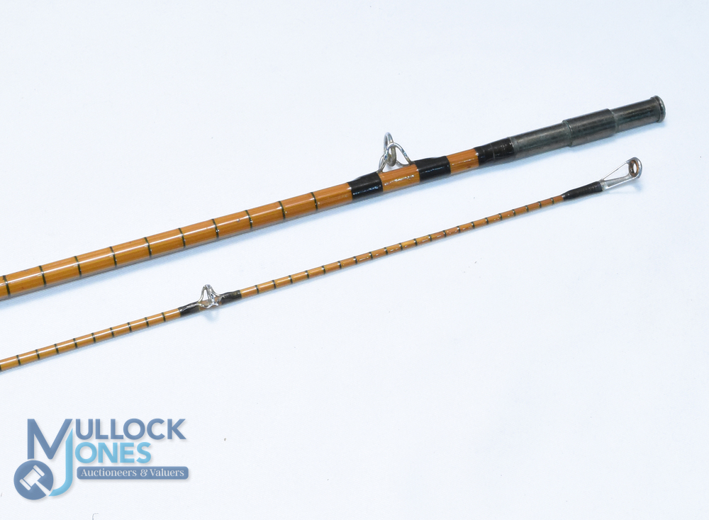 B James & Son London, England, Richard Walker Mk IV Avon split cane rod, 24" onion handle with alloy - Image 2 of 2