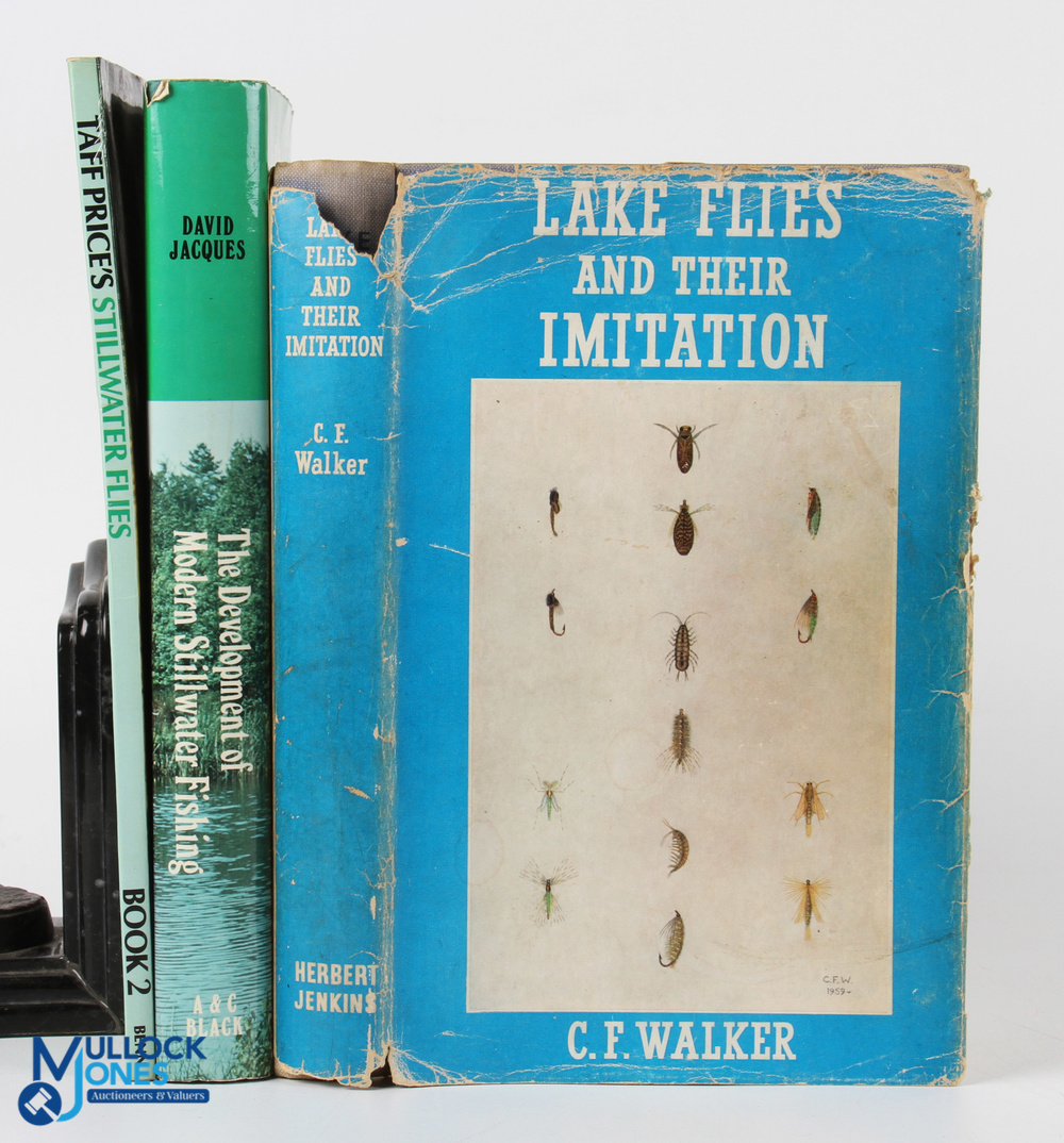 9 Fishing Books - Stillwater Fishing Books, Lake Flies and Their Imitation C F Walker 1960, The - Image 2 of 2