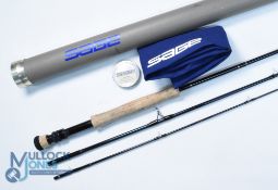 A fine Sage RPLXi Graphite III saltwater/pike fly rod 4 3/16 oz No 990-3, 9ft 3pc line 9# double