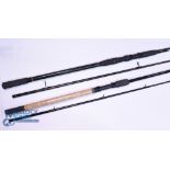 Leeda Carp Match Feeder carbon rod A9022, 12ft 3pc with (3 tips in tube), 23" handle with down