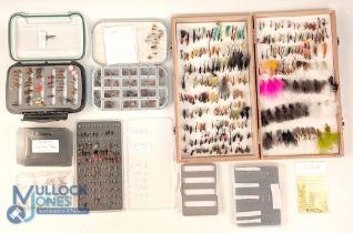 Fly Fishing Boxes Tin, a good clean selection well presented in Stillwater cases, Wheatley slim