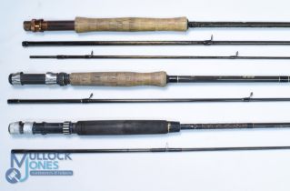 DAM Quick Silver carbon trout fly rod No 2610 300, 10ft 2pc line 8/9#, down locking reel seat, lined